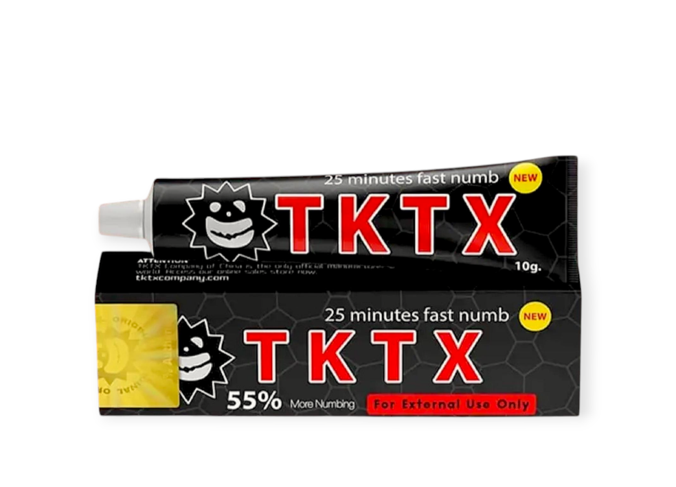 TKTX 55% nera molto forte Crema per Tatuaggio 10g