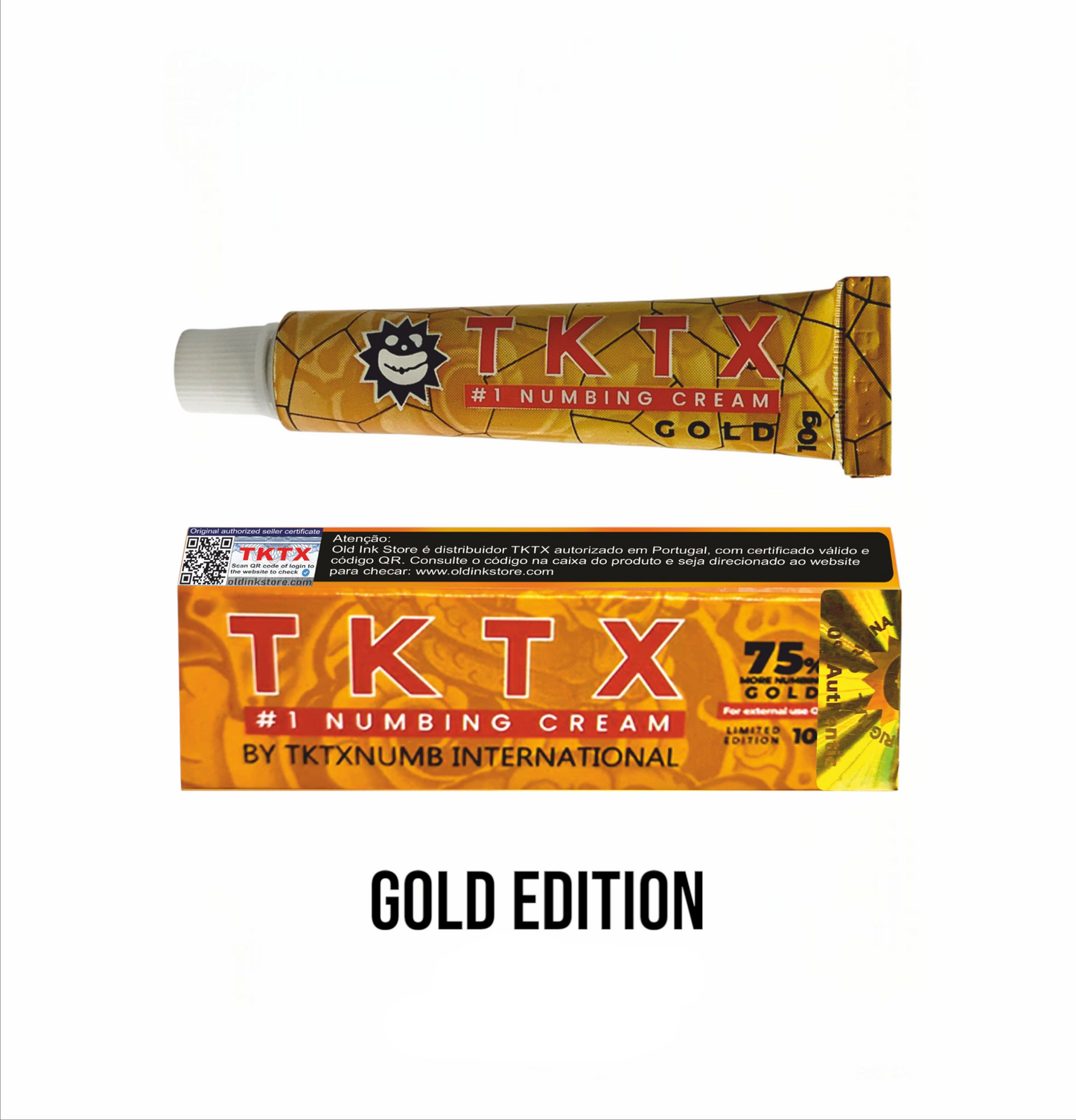 crema anestetizzante 75 % TKTX versione oro da 10g