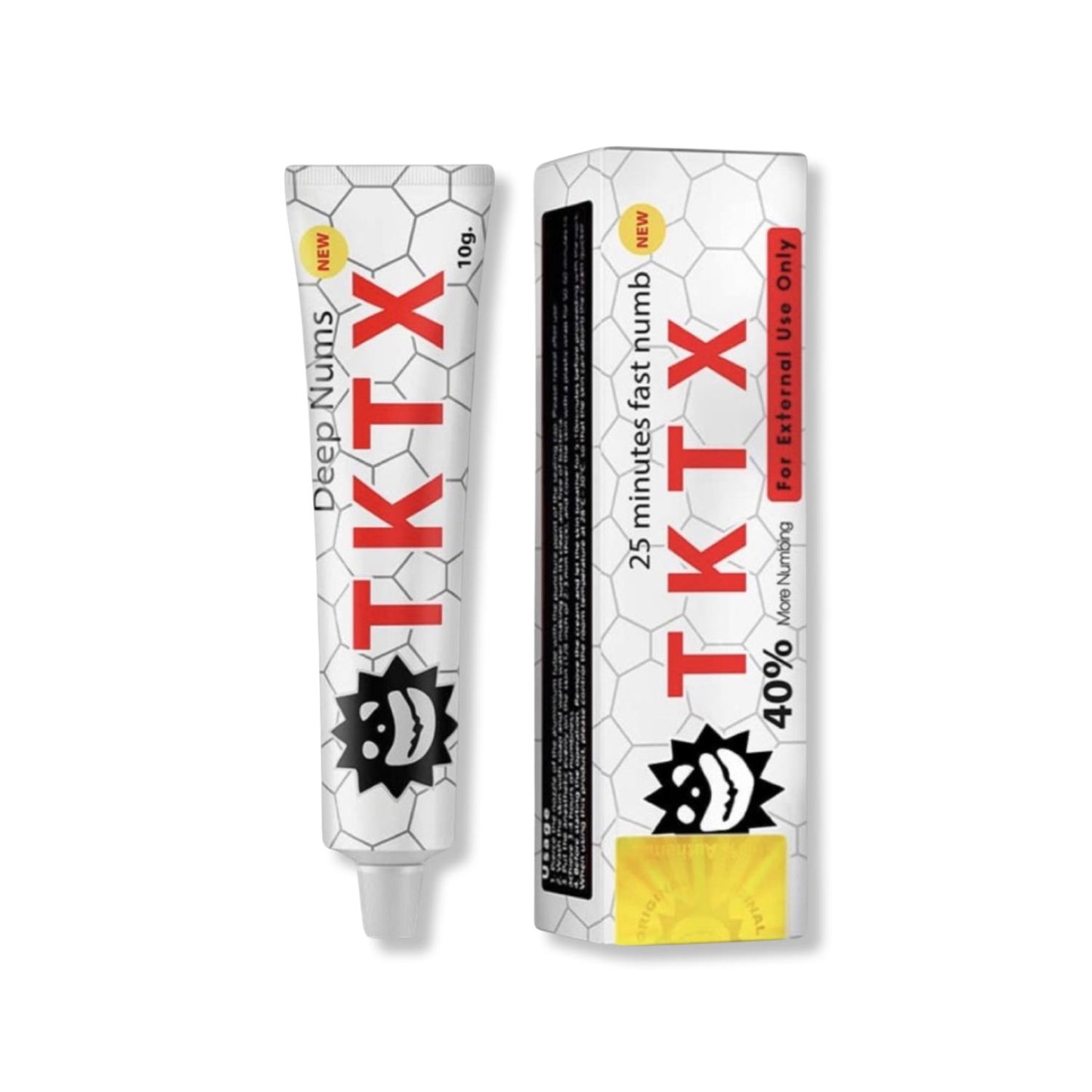 TKTX 40% colore BIANCO Crema per seduta Tatuaggio 10g
