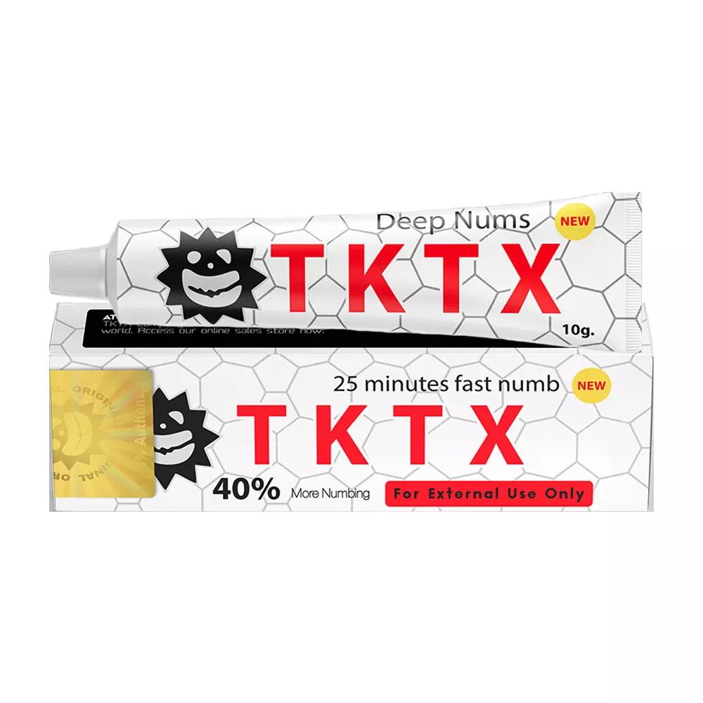 TKTX 40% colore BIANCO Crema per seduta Tatuaggio 10g