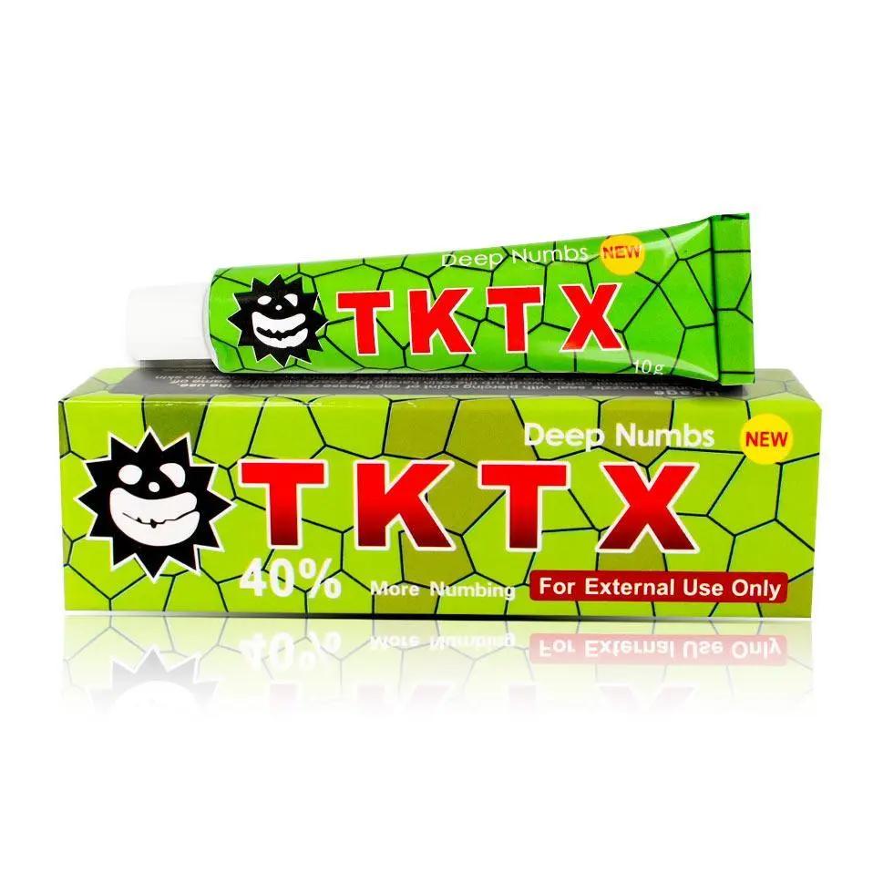 crema anestetica tatto TKTX 40% VERDE 10g Per Tatuaggio Pircing