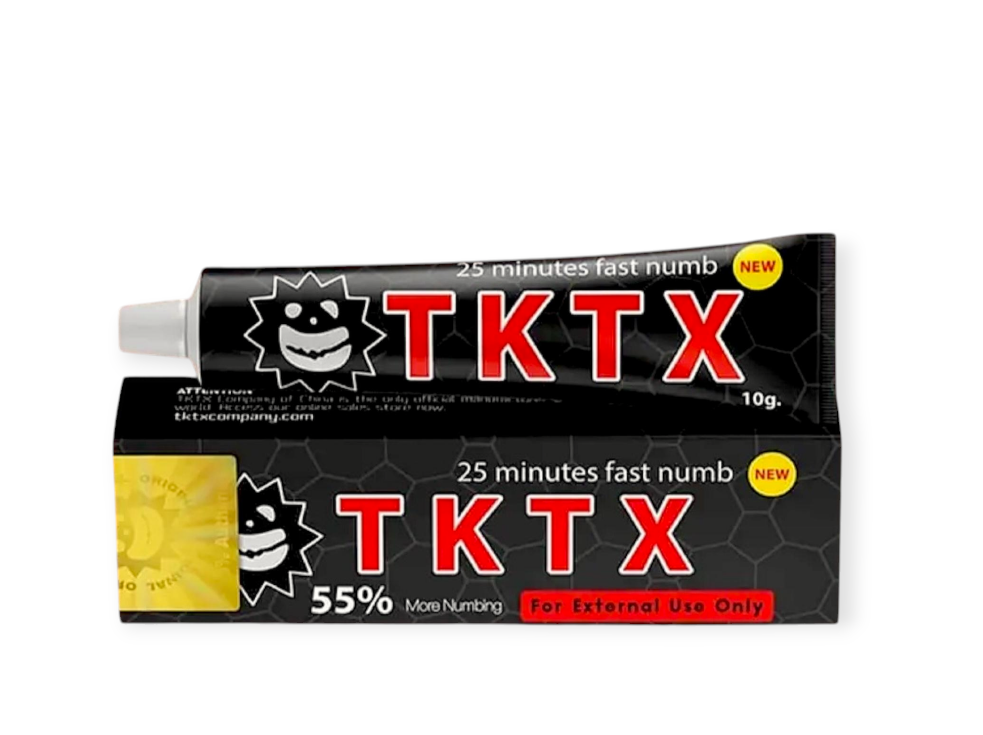 TKTX 55% nera molto forte Crema per Tatuaggio 10g