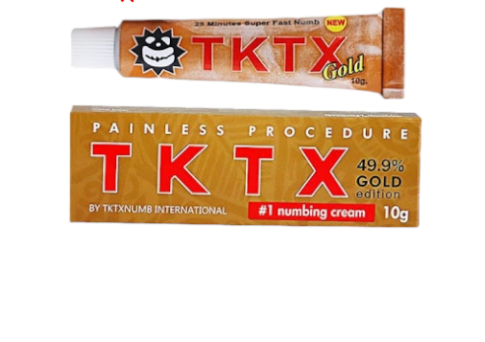 Crema per Tatuaggio TKTX 49,9% forte gold edizione limitata