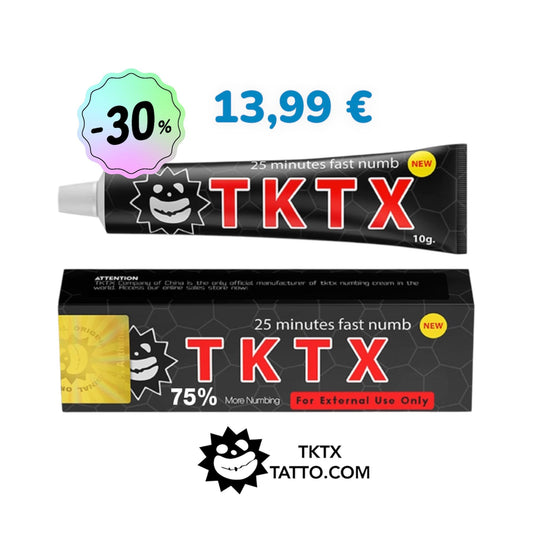 Crema Nera TKTX 75% seduta Tatuaggi edizione limitata