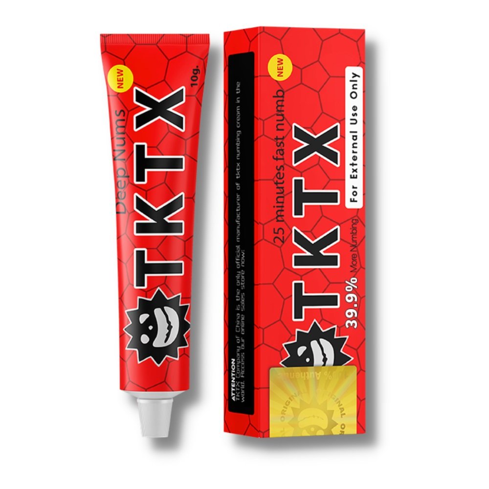 TKTX 40% ROSSA EXTRA STRONG Crema per Tatuaggio numbing cream tatto - accessori tatto