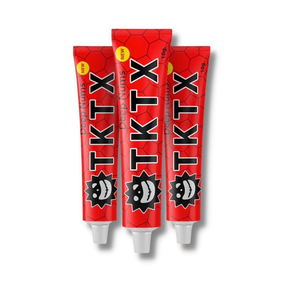 TKTX 40% ROSSA EXTRA STRONG Crema per Tatuaggio numbing cream tatto - accessori tatto