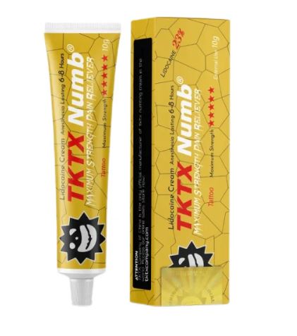 crema anestetica TKTX numb forte colore oro nuova versione
