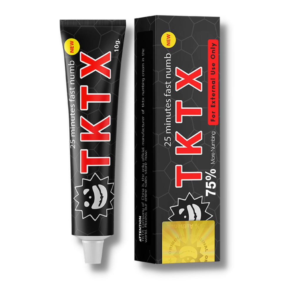 Crema per TKTX 75% NERA Tatuaggio numbing cream tatto - crema tatuaggio