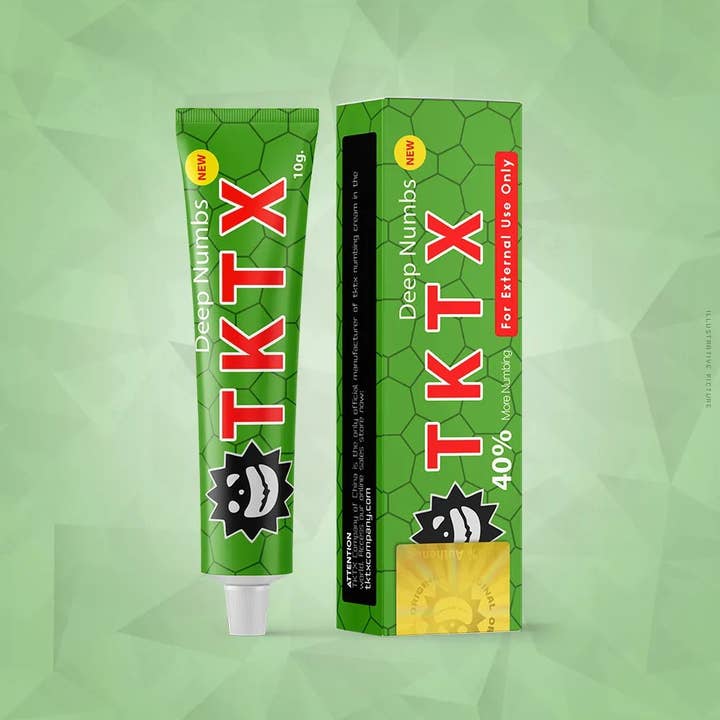 Crema per Tatuaggio TKTX 40% VERDE – EXTRA STRONG numbing cream tatto - accessori tatto