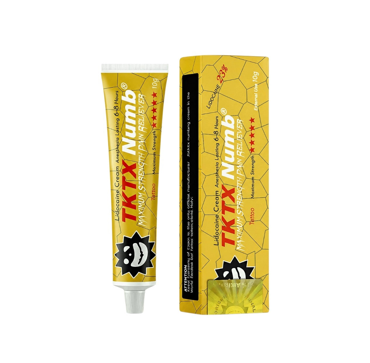 crema tattoo TKTX numbing forte colore oro nuova versione