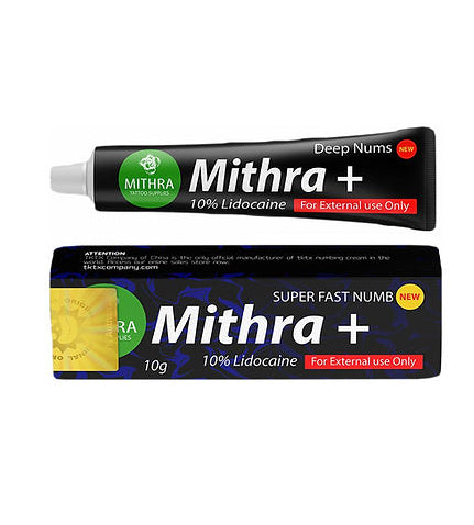 Mithra + Crema Anestetizzante Tatuaggio da 10g tktx company