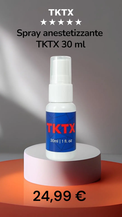 Spray anestetizzante per tatuaggi TKTX anestetico blu azione rapida tktx company