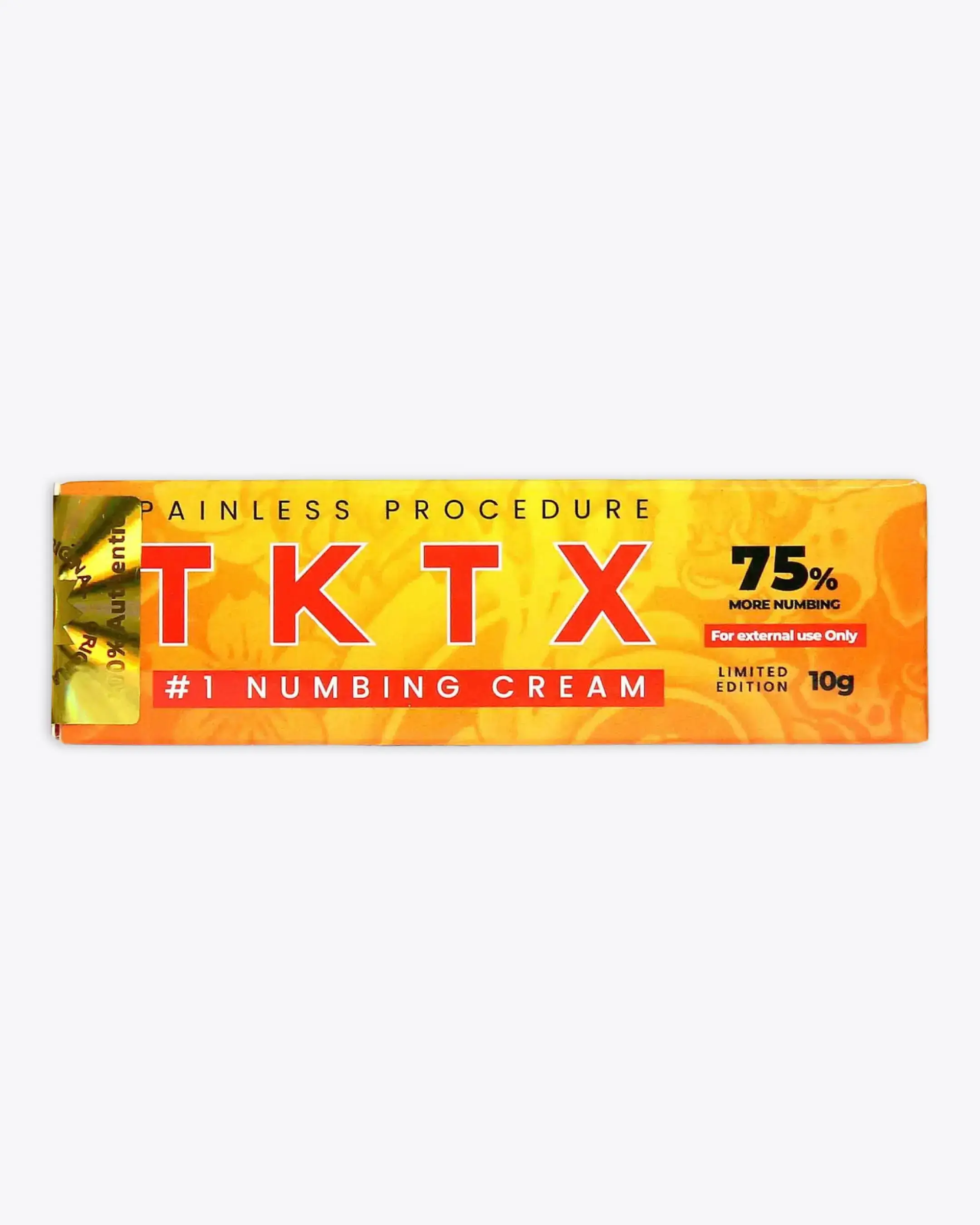 Crema per tatuaggio TKTX 75% versione oro premium 10g